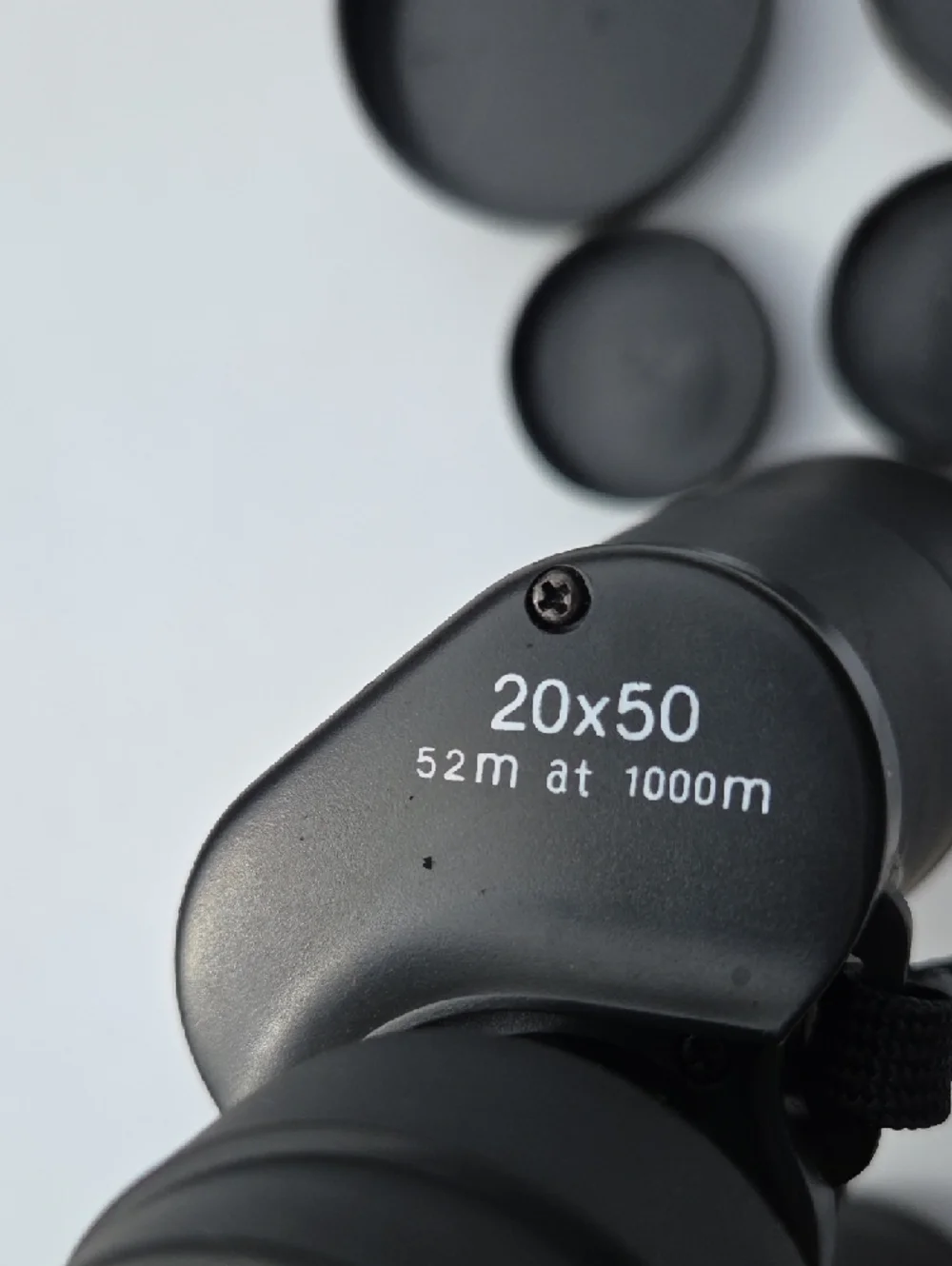 Black Binoculars with Red Lenses - Compact Outdoor Optics